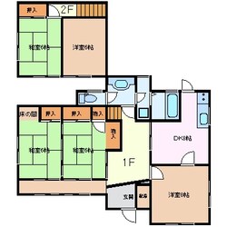 三滝台２丁目戸建の物件間取画像